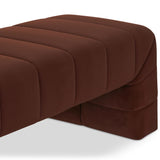 Verity Bench, Warm Brown-Furniture - Benches-High Fashion Home