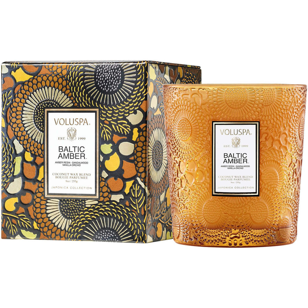Voluspa Candle Baltic Amber, Classic Candle-Accessories-High Fashion Home