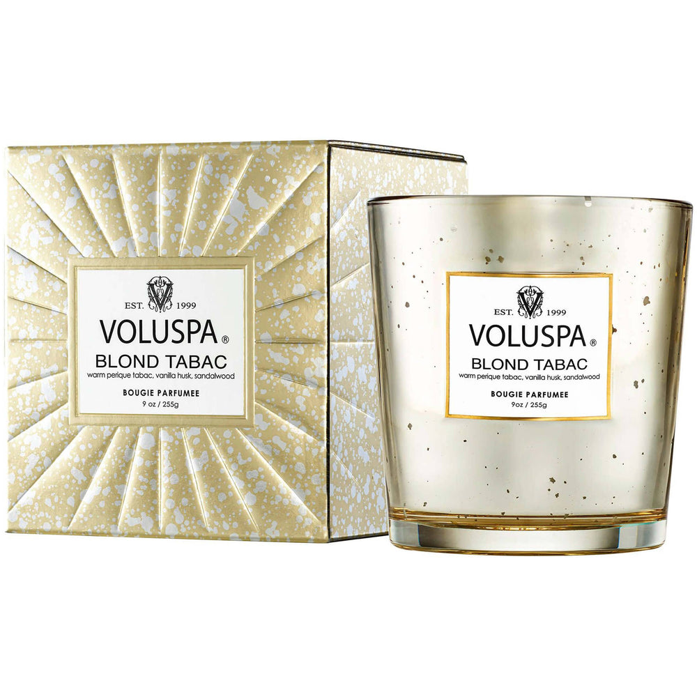 Voluspa Candle Blond Tabac, Classic Candle-Accessories-High Fashion Home