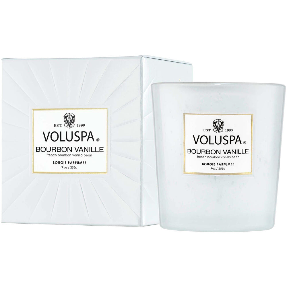 Voluspa Candle Bourbon Vanille, Classic Candle-Accessories-High Fashion Home