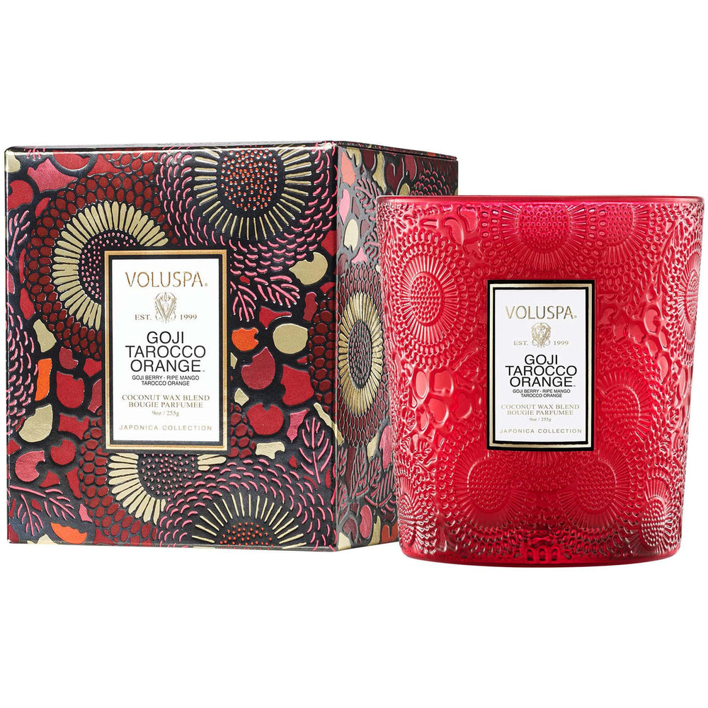 Voluspa Candle Goji Tarocco Orange, Classic Candle-Accessories-High Fashion Home