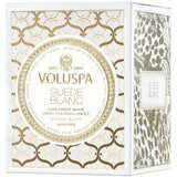 Voluspa Candle Suede Blanc, Classic Candle-Accessories-High Fashion Home
