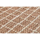 Windowpane Chenille Rug, Natural/Ivory