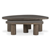 Zion Nesting Coffee Table Set, Grey Tobacco by Four Hands-Furniture - Accent Tables-High Fashion Home