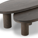 Zion Nesting Coffee Table Set, Grey Tobacco by Four Hands-Furniture - Accent Tables-High Fashion Home