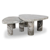 Zion Nesting Coffee Table Set, Sage Onyx by Four Hands-Furniture - Accent Tables-High Fashion Home