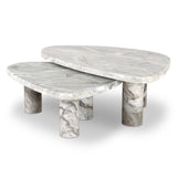 Zion Nesting Coffee Table Set, Sage Onyx by Four Hands-Furniture - Accent Tables-High Fashion Home