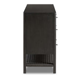 Zuma 6 Drawer Dresser, Smoked Black by Four Hands-Furniture - Storage-High Fashion Home
