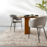 Becki Owens x Livabliss Rug Davina BOCC-2302, Medium Gray/Light Beige/Brown/Denim/Off-White-Rugs1-High Fashion Home