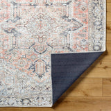 Becki Owens x Livabliss Rug Darling BODA-2303, Dusty Coral/Dark Brown/Oatmeal/Cream/Denim/Tan-Rugs1-High Fashion Home