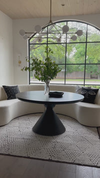 Bibianna Dining Table, Worn Black by Four Hands