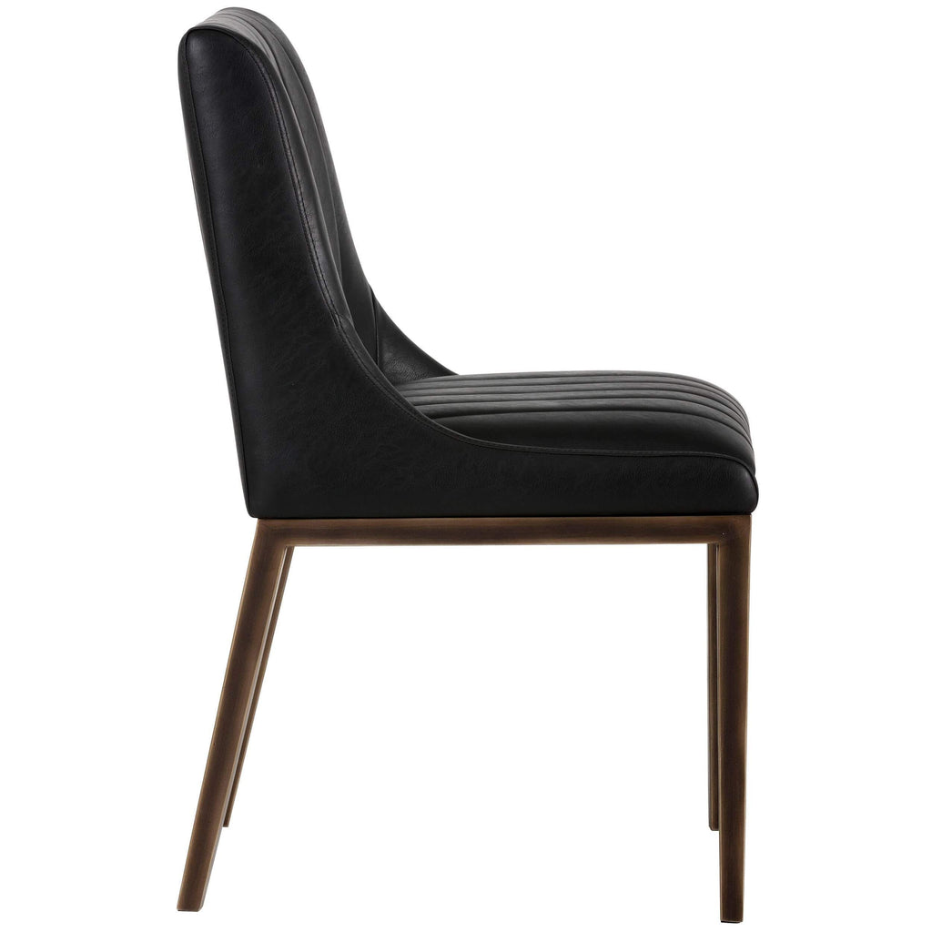 Halden Dining Chair, Vintage Black, Set of – High Fashion Home