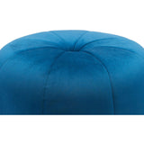Dulcet Ottoman, Blue - Furniture - Chairs - High Fashion Home