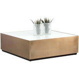 Hudson Square Coffee Table, White - Modern Furniture - Coffee Tables - High Fashion Home