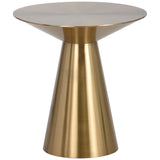 Carmel Side Table, Gold - Furniture - Accent Tables - High Fashion Home