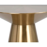 Carmel Side Table, Gold - Furniture - Accent Tables - High Fashion Home