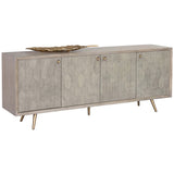 Aniston Sideboard, White Ceruse-Furniture - Storage-High Fashion Home