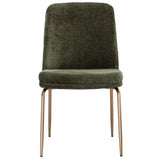 Zeke Dining Chair, Bergen Olive/Antique Brass, Set of 2-Furniture - Dining-High Fashion Home