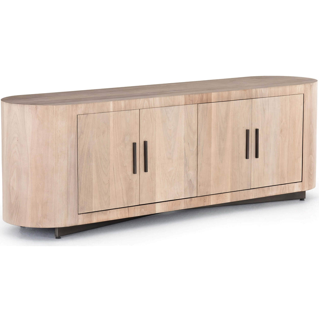 Hudson Media Console, Ashen Walnut High Fashion Home