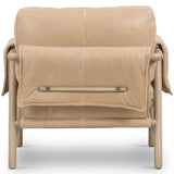 Harrison Leather Chair, Palermo Nude by Four Hands