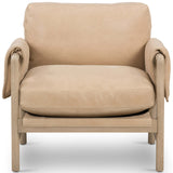 Harrison Leather Chair, Palermo Nude by Four Hands