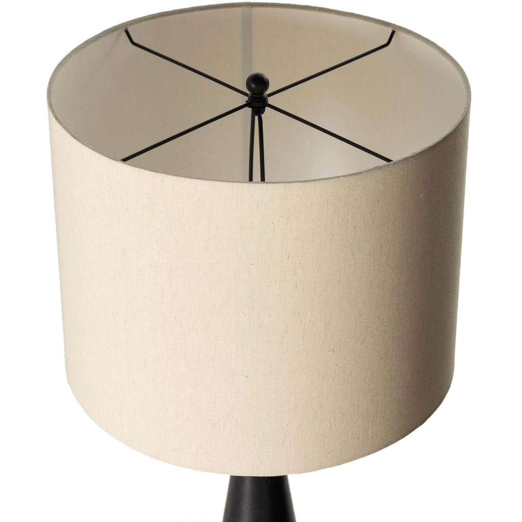 Leaning Matt Brass Table Lamp with Black Shade - ID 11029 – The Lighting  Centre Guildford LTD
