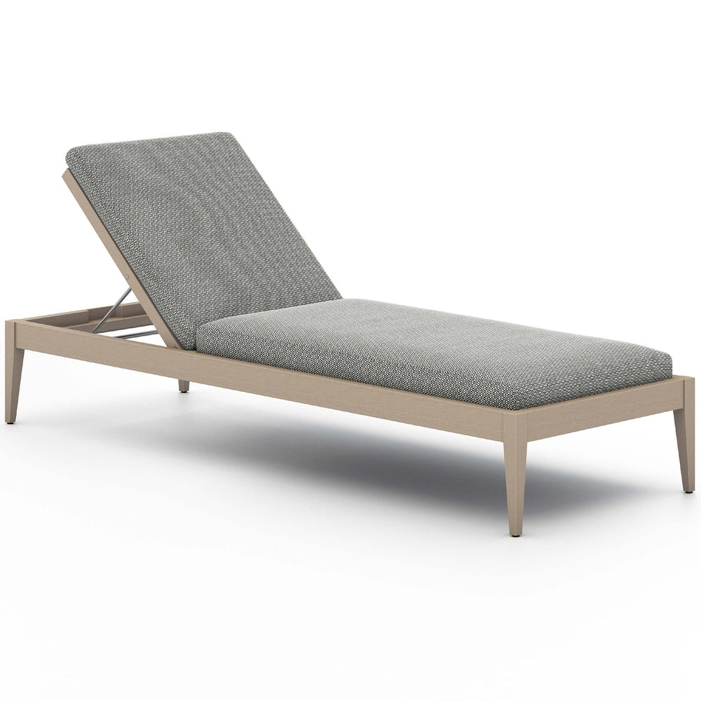 Sherwood Outdoor Chaise, Faye Ash/Washed Brown-Furniture - Chairs-High Fashion Home