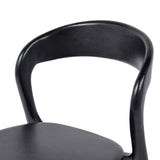 Amare Leather Dining Chair, Sonoma Black, Set of 2-Furniture - Dining-High Fashion Home
