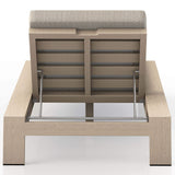 Monterey Outdoor Chaise, Faye Sand/Washed Brown-Furniture - Chairs-High Fashion Home