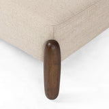 Oaklynn 32" Ottoman, Alcala Wheat by Four Hands