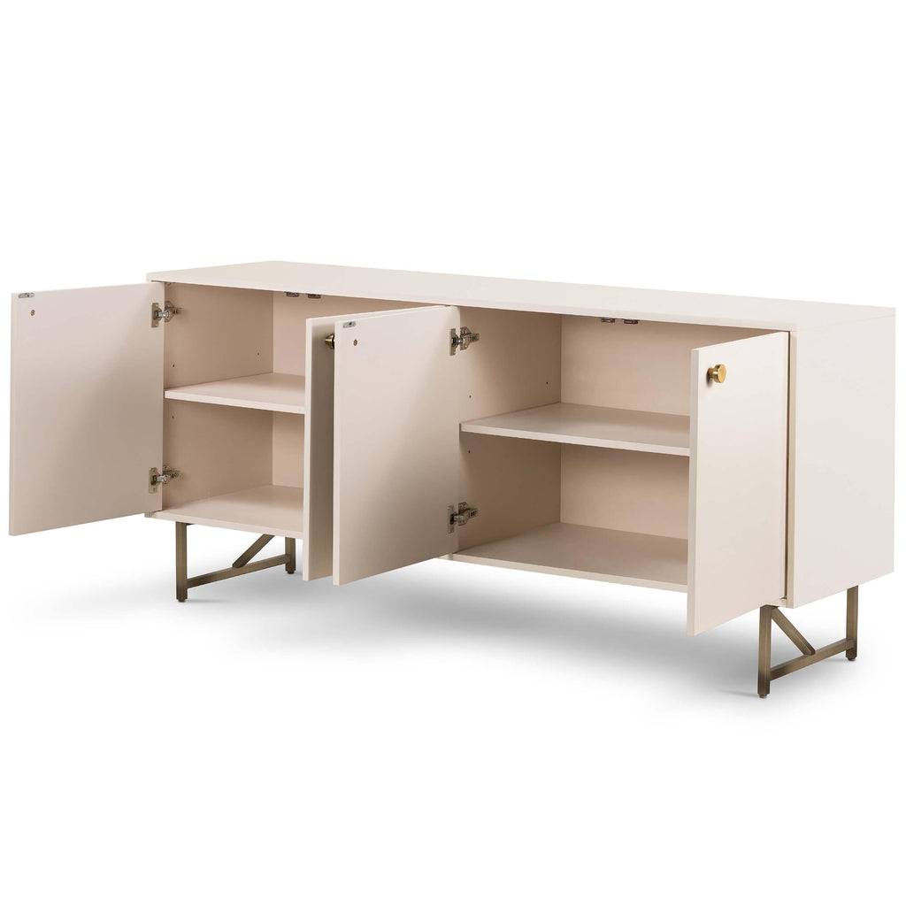 Van Sideboard Table in Matte Alabaster by Four Hands | Sideboard