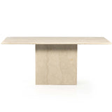 Arum Dining Table, Cream Marble-Furniture - Dining-High Fashion Home