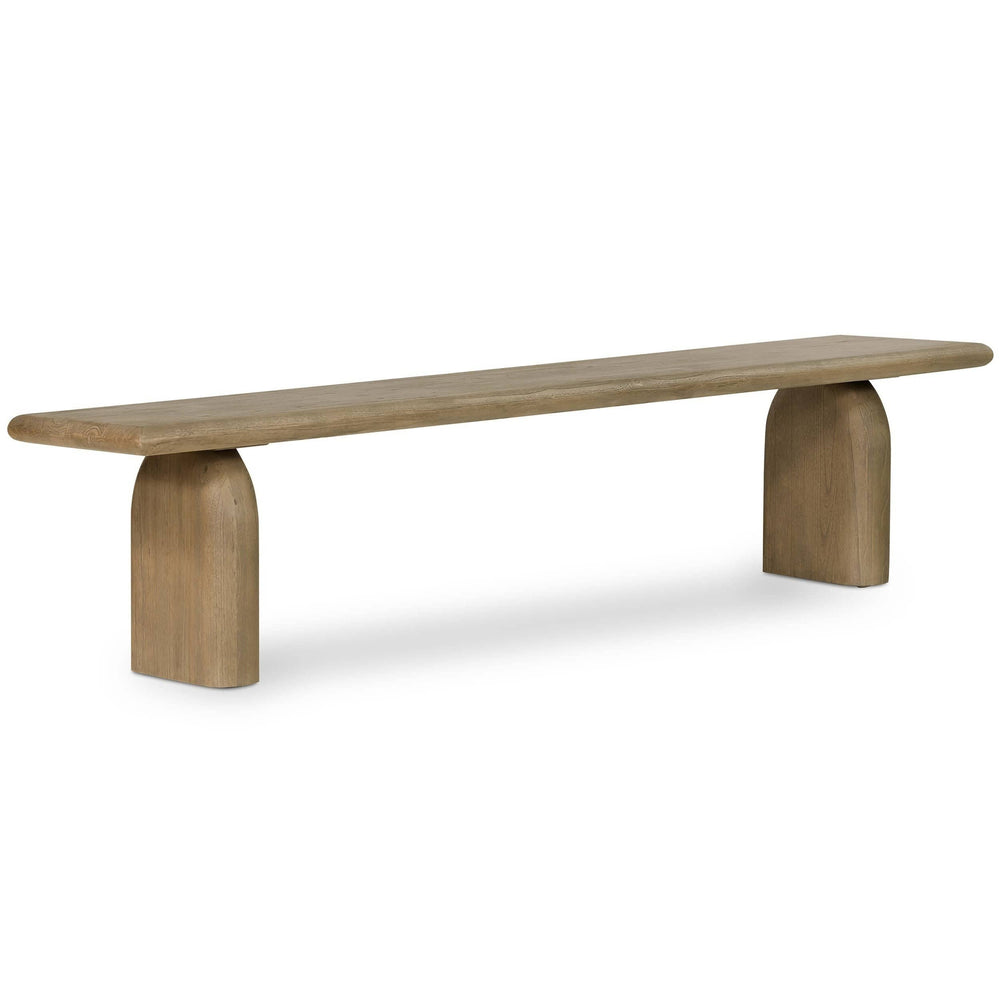 Sorrento Dining Bench, Aged Drift by Four Hands