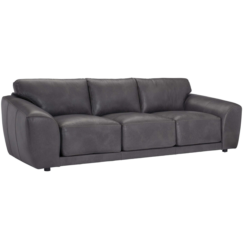 Shelter Leather Sofa High Fashion Home