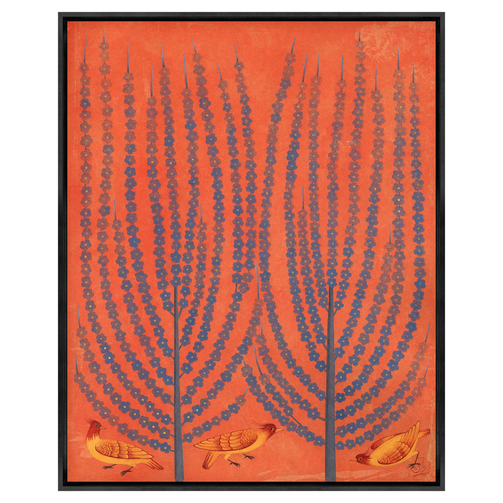 Wet Flowers Framed-Accessories Artwork-High Fashion Home