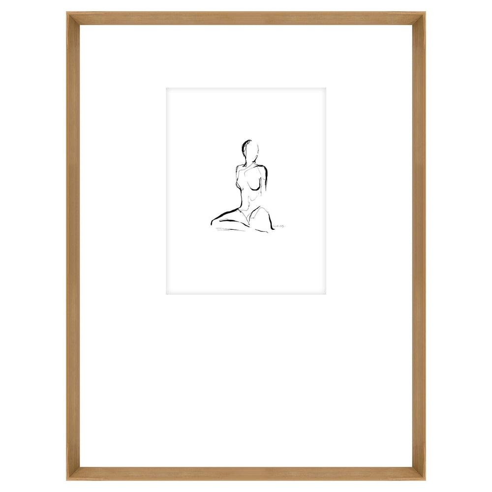 Figure Drawing IV Framed - Accessories Artwork - High Fashion Home