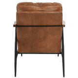 Christopher Leather Club Chair, Tan