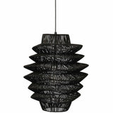 Shelly Medium Pendant, Black-Lighting-High Fashion Home