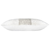 Cloud 9 Crystal Beaded Ivory Velvet Pillow