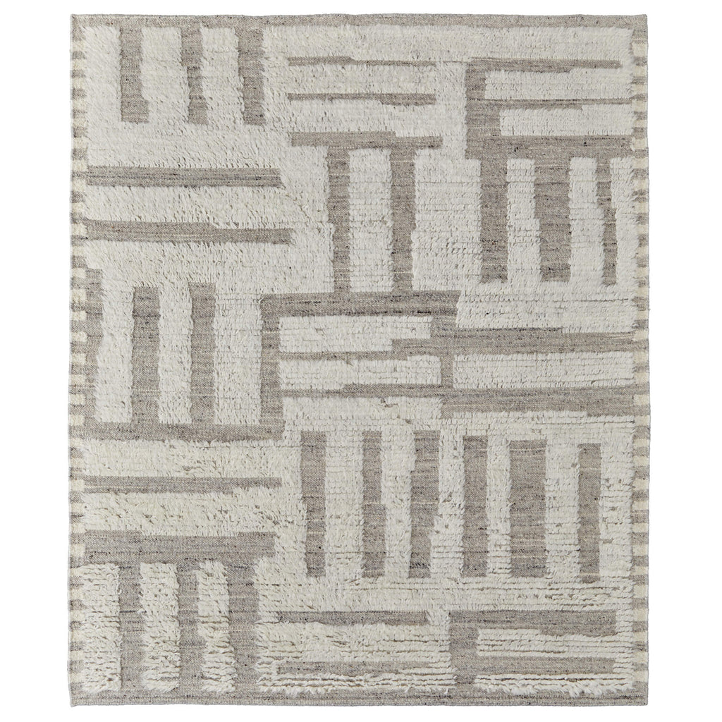 Feizy Rug Ashby 8909F, Ivory/Gray High Fashion Home
