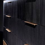 Caled 6 Drawer Dresser, Onyx Oak-Furniture - Bedroom-High Fashion Home