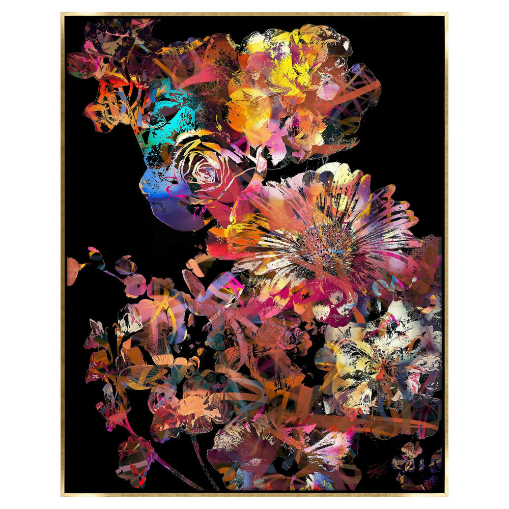 Abursting Floral I Framed - Accessories Artwork - High Fashion Home