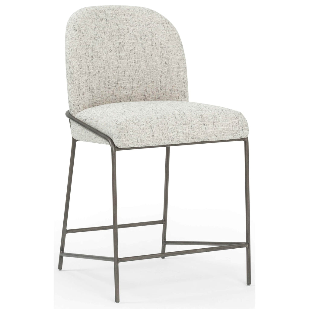 Pewter shop counter stools