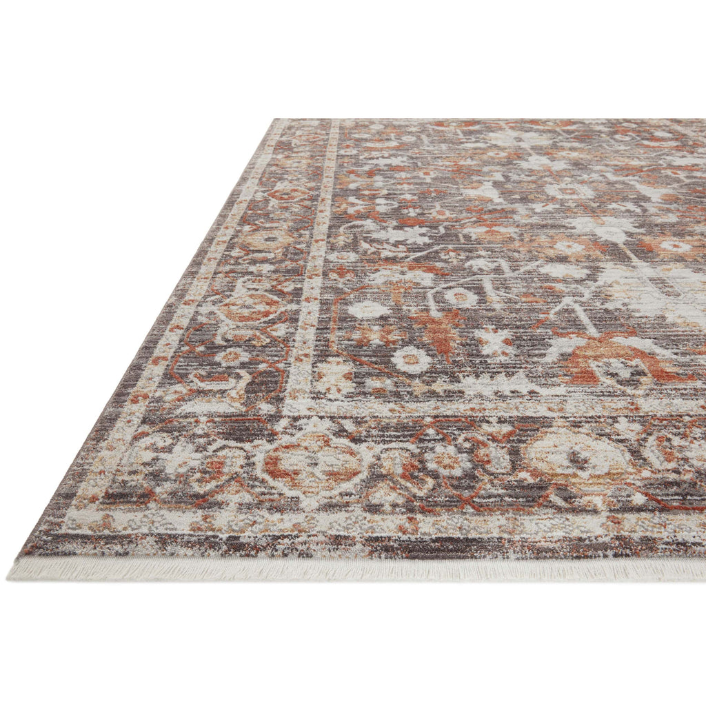 Loloi Rug Bonney BNY07, Charcoal/Spice High Fashion Home