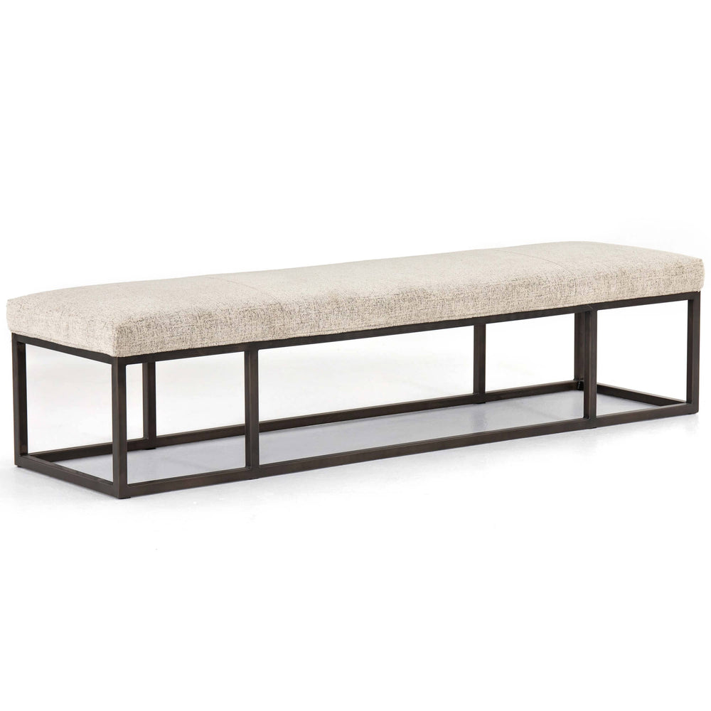Beaumont Bench, Plushtone Linen by Four Hands