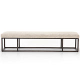 Beaumont Bench, Plushtone Linen by Four Hands