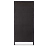 Caprice Tall Cabinet, Black Wash Mango by Four Hands