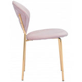 Clyde Dining Chair, Pink-Furniture - Dining-High Fashion Home
