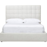Coda Storage King Bed, Dalton Cream