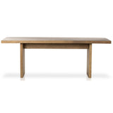 Eaton Dining Table, Amber Oak Resin by Four Hands